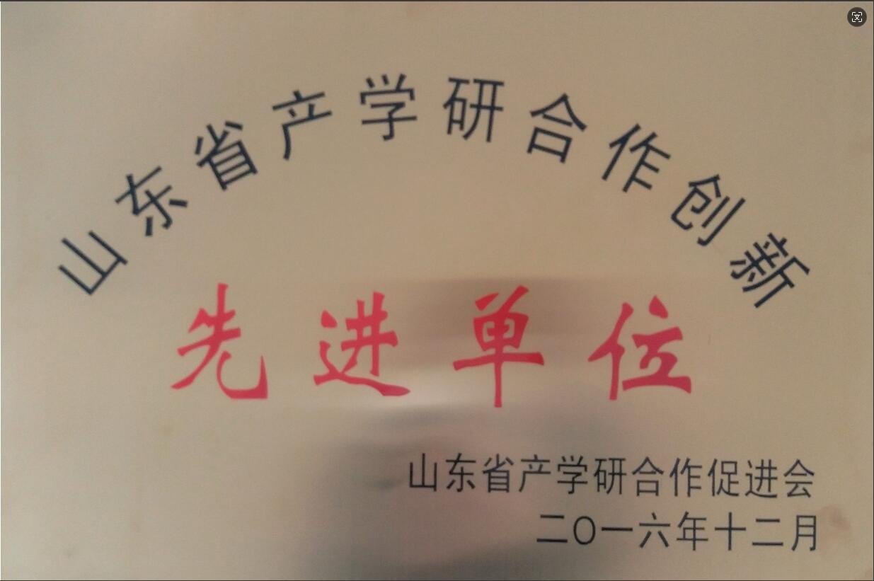 山東省技術(shù)創(chuàng)新和產(chǎn)學(xué)研合作先進單位